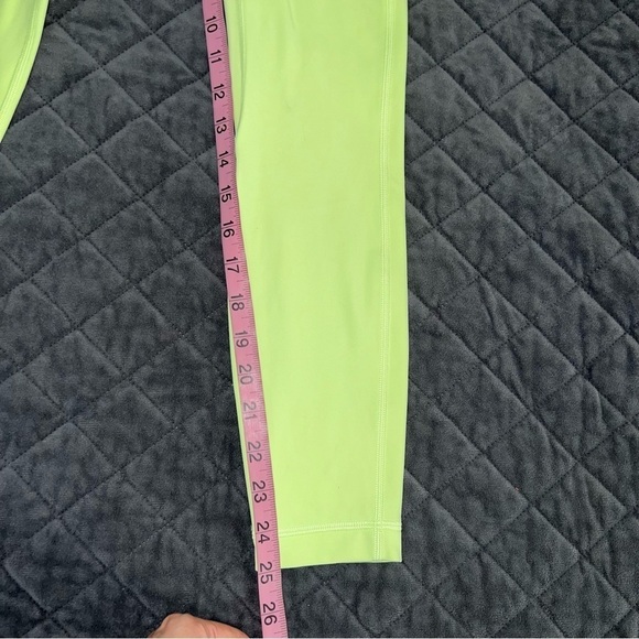 Lululemon align leggings women size 2 neon yellow yoga athletic high rise 25” - Picture 11 of 12